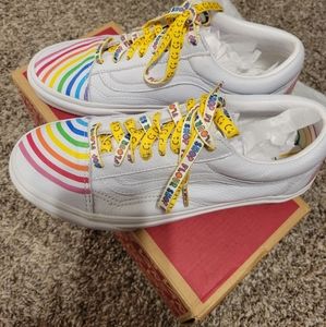 New pair of Leather Van's